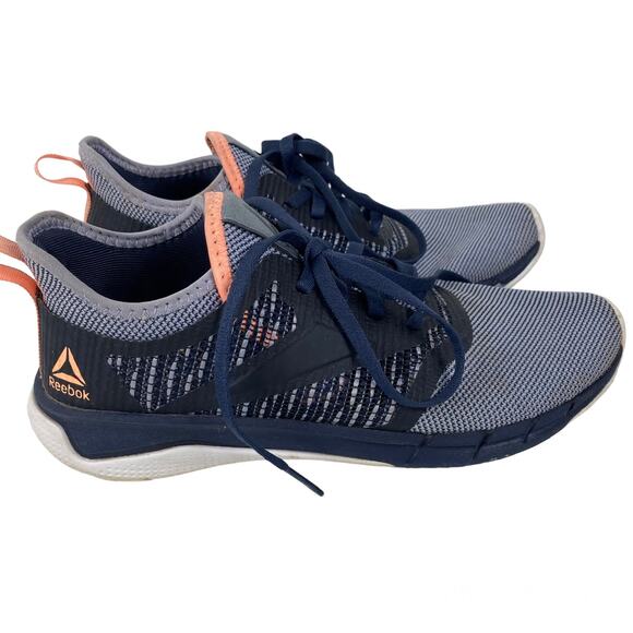 Reebok Print Run 3.0 Sneakers Running Shoes Navy Blue Womens Sz 7 Athletic - Picture 6 of 15